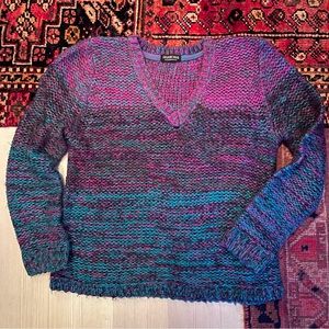 Purple blue fashion nova sweater